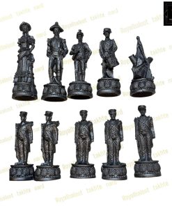 خرید مهره شطرنج پلی استری طرح انگلیسی