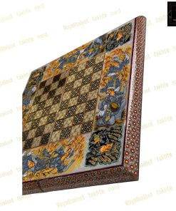 خرید تخته نرد خاتم نقاشی خسرو و شیرین سه بعدی