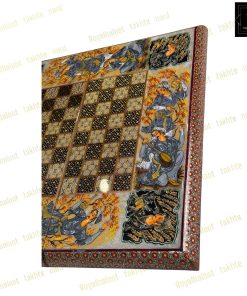 خرید تخته نرد خاتم نقاشی خسرو و شیرین سه بعدی