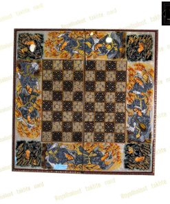 خرید تخته نرد خاتم نقاشی خسرو و شیرین سه بعدی