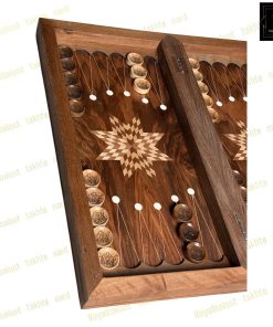 خرید تابلو تخته نرد گردو منبت گلستان