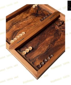 خرید تابلو تخته نرد گردو منبت ایران 60 سانتی