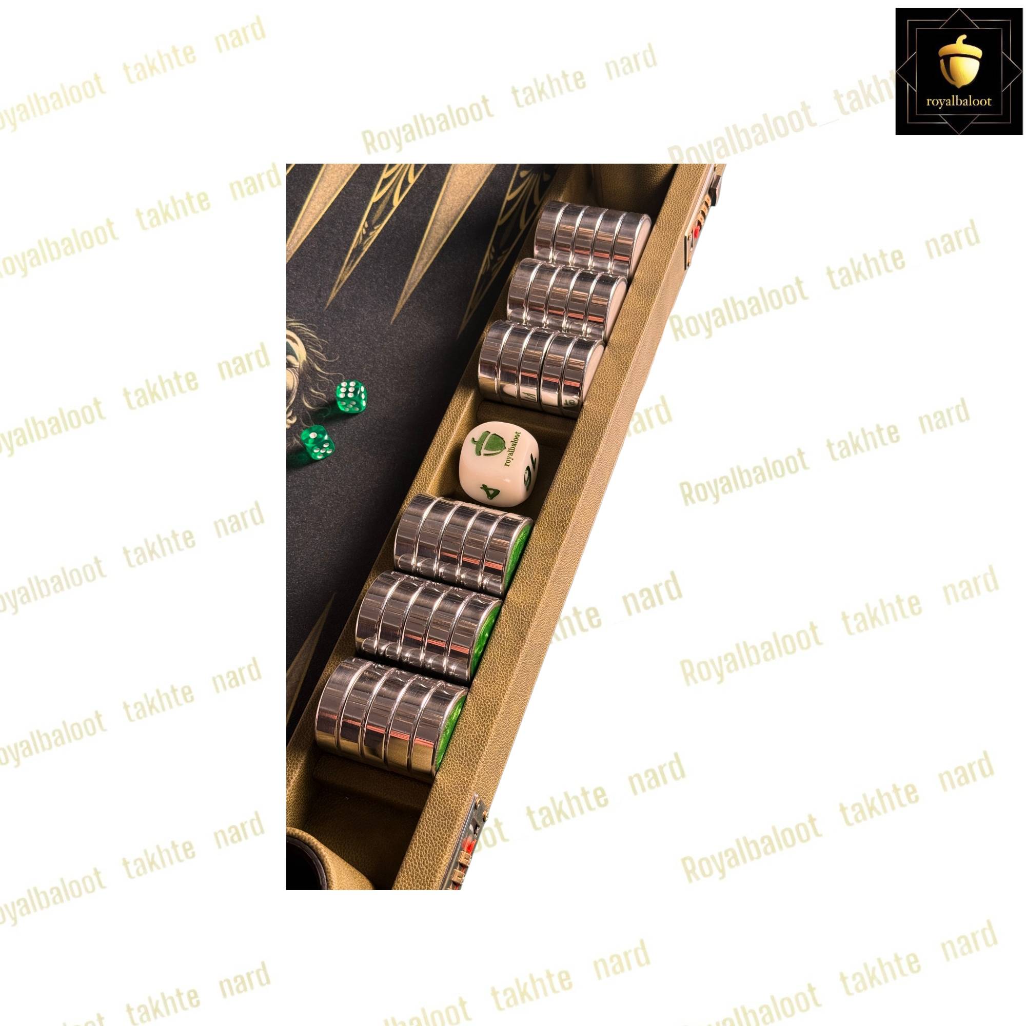 خرید تخته نرد مدرن طرح جوکر کد 517 خرید تخته نرد مدرن طرح جوکر