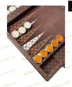 خرید تخته نرد مدرن طرح لویی ویتون کد 520 خرید تخته نرد مدرن طرح لویی ویتون