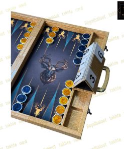 خرید تخته نرد مدرن طرح گوزن کد 519 خرید تخته نرد مدرن طرح گوزن