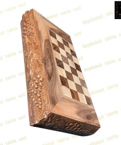 خرید تخته نرد گردو دور منبت انگور ریشه