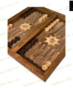 خرید تخته نرد گردو دور منبت انگور