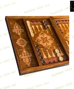 خرید سه بازی چوب راش معرق صادراتی طرح اسلیمی کد 516 خرید سه بازی چوب راش معرق صادراتی طرح اسلیمی