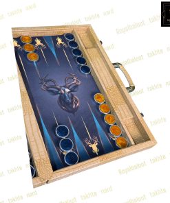 خرید تخته نرد مدرن طرح گوزن کد 519 خرید تخته نرد مدرن طرح گوزن