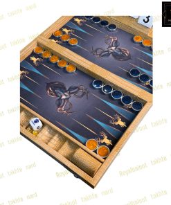 خرید تخته نرد مدرن طرح گوزن کد 519 خرید تخته نرد مدرن طرح گوزن