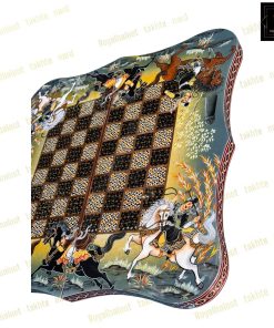 خرید تخته نرد خاتم نقاشی چوگان سه بعدی دالبری کد 523 خرید تخته نرد خاتم نقاشی چوگان سه بعدی دالبری