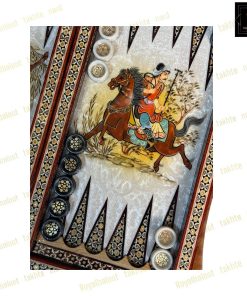 خرید تخته نرد خاتم نقاشی چوگان سه بعدی دالبری کد 523 خرید تخته نرد خاتم نقاشی چوگان سه بعدی دالبری