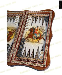 خرید تخته نرد خاتم نقاشی چوگان سه بعدی دالبری کد 523 خرید تخته نرد خاتم نقاشی چوگان سه بعدی دالبری