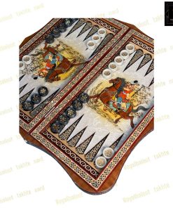 خرید تخته نرد خاتم نقاشی چوگان سه بعدی دالبری کد 523 خرید تخته نرد خاتم نقاشی چوگان سه بعدی دالبری