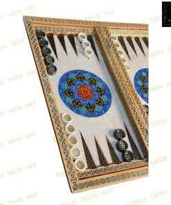 خرید تخته نرد خاتم نقاشی تذهیب اسلیمی