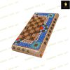 خرید تخته نرد خاتم نقاشی تذهیب اسلیمی کد 526 خرید تخته نرد خاتم نقاشی تذهیب اسلیمی