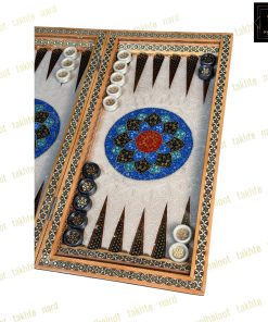 خرید تخته نرد خاتم نقاشی تذهیب اسلیمی