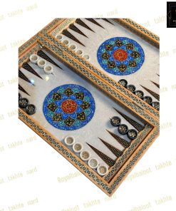 خرید تخته نرد خاتم نقاشی تذهیب اسلیم