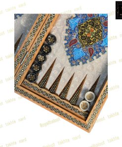 خرید تخته نرد خاتم نقاشی تذهیب کلکسیونی