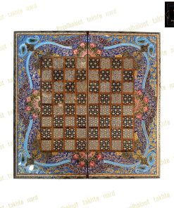 خرید تخته نرد خاتم نقاشی تذهیب کلکسیونی