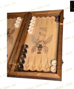 خرید تخته نرد راش طرح اهورا مزدا کد 532