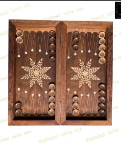 خرید تابلو تخته نرد گردو منبت فروهر کد 534