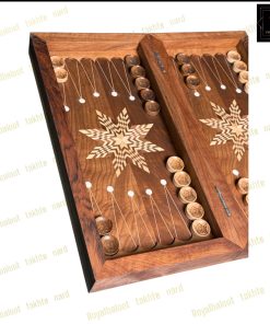 خرید تابلو تخته نرد گردو منبت هخامنشی کد 533