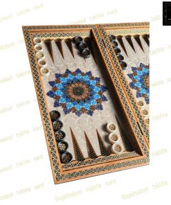 خرید تخته نرد خاتم نقاشی تذهیب سلطنتی کد 528