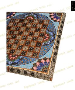 خرید تخته نرد خاتم نقاشی تذهیب سلطنتی کد 528