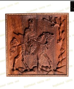 خرید تابلو تخته نرد گردو منبت مرد اسب سوار کد 538