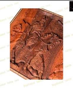 خرید تابلو تخته نرد گردو منبت مرد اسب سوار کد 538