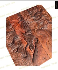 خرید تابلو تخته نرد گردو منبت اسب کد 536