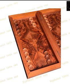 خرید تابلو تخته نرد گردو منبت مرد اسب سوار کد 538