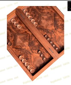 خرید تابلو تخته نرد گردو منبت مرد اسب سوار کد 538