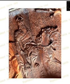 خرید تابلو تخته نرد گردو منبت مرد اسب سوار کد 538