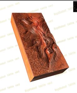 خرید تابلو تخته نرد گردو منبت اسب کد 536