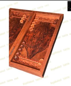 خرید تابلو تخته نرد گردو منبت اسب 60 سانتی کد 357