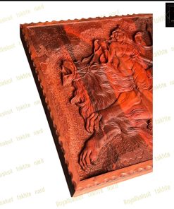 خرید تابلو تخته نرد گردو منبت زن جنگجو کد 539