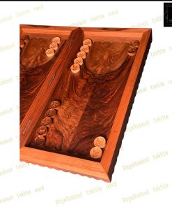 خرید تابلو تخته نرد گردو منبت زن جنگجو کد 539