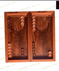 خرید تابلو تخته نرد گردو منبت زن جنگجو کد 539