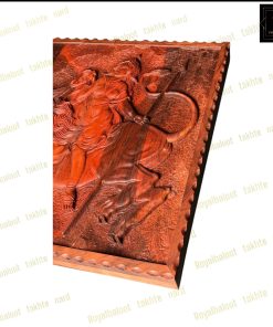 خرید تابلو تخته نرد گردو منبت زن جنگجو کد 539