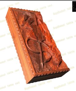 خرید تابلو تخته نرد گردو منبت زن جنگجو کد 539