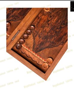 خرید تابلو تخته نرد گردو منبت اسب 60 سانتی کد 357