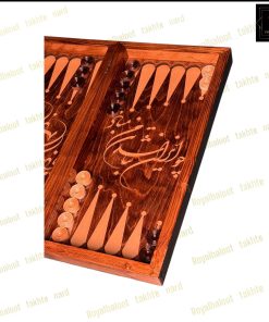 خرید تخته نرد راش معرق شعر پارسی کد 546