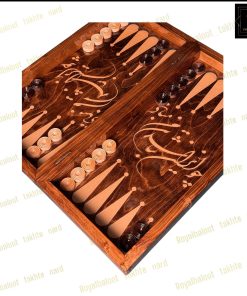 خرید تخته نرد راش معرق شعر پارسی کد 546