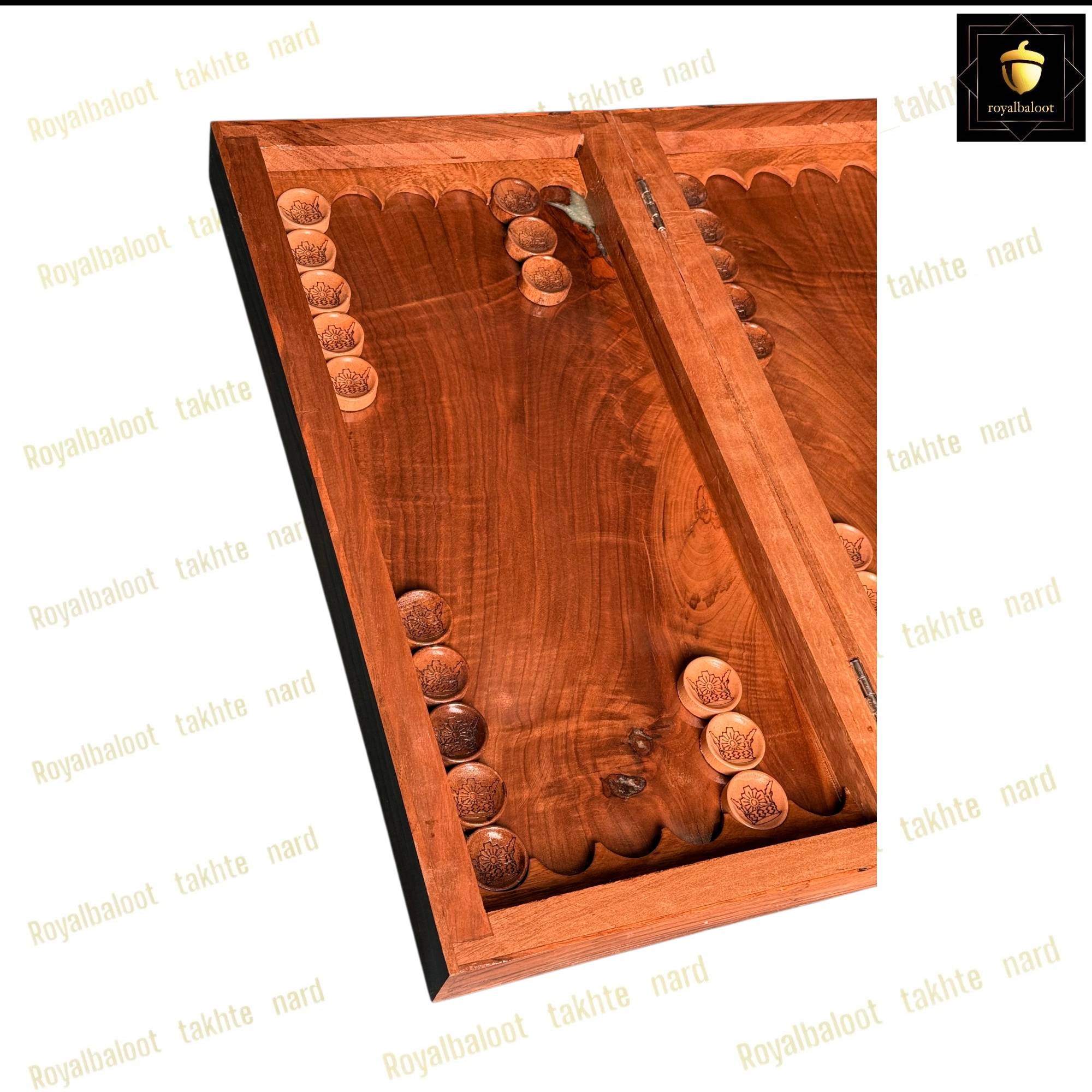 خرید تخته نرد تک بازی ریشه گردو کد 543 خرید تخته نرد تک بازی ریشه گردو کد 543
