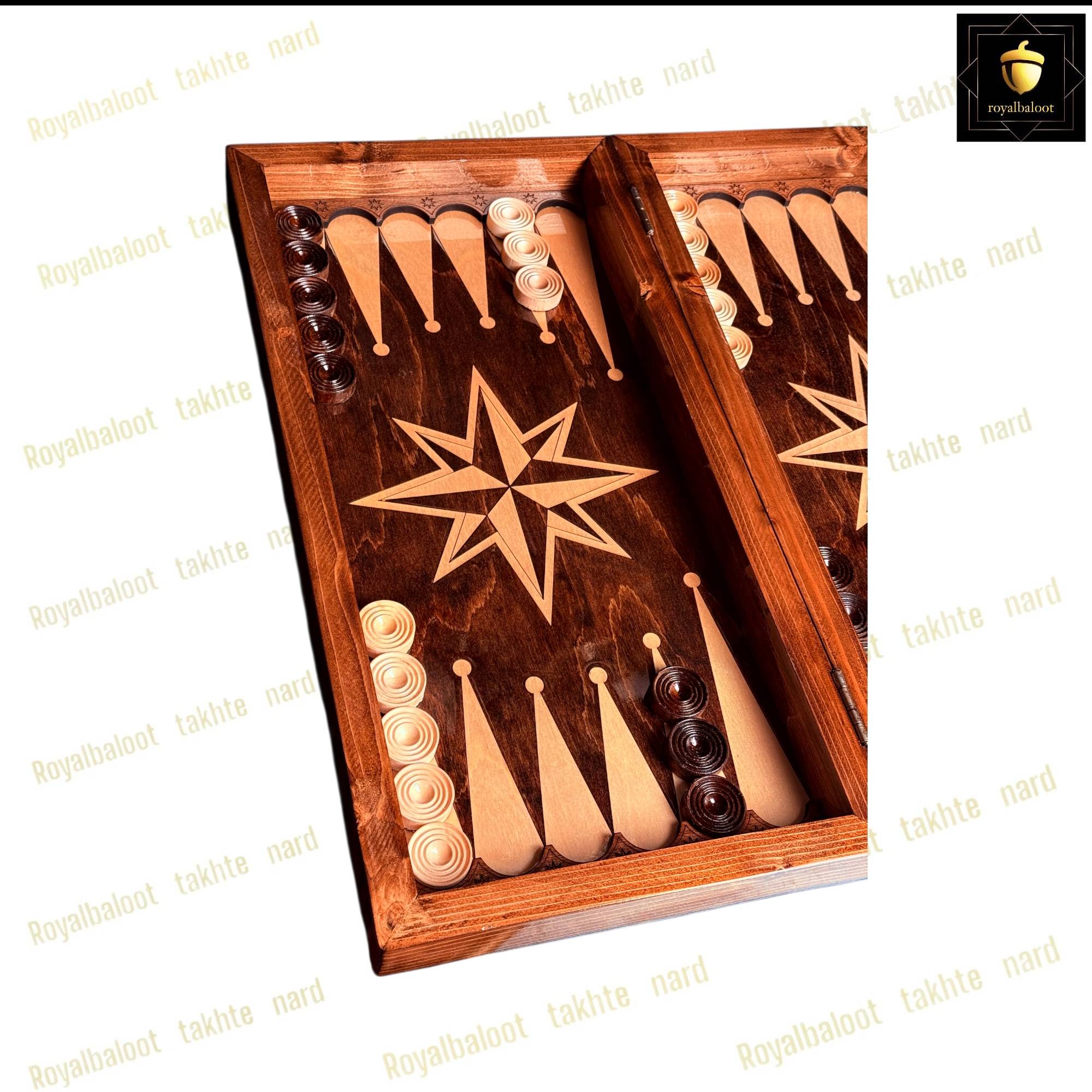 خرید تخته نرد راش معرق ستاره هشت پر کد 548 خرید تخته نرد راش معرق ستاره هشت پر کد 548