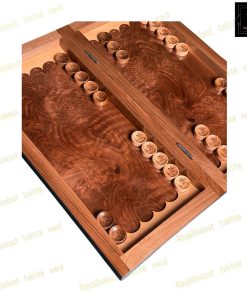 خرید تخته نرد ریشه گردو پرنقش
