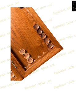 خرید تخته نرد گردو استاندارد حرفه ای کد 542