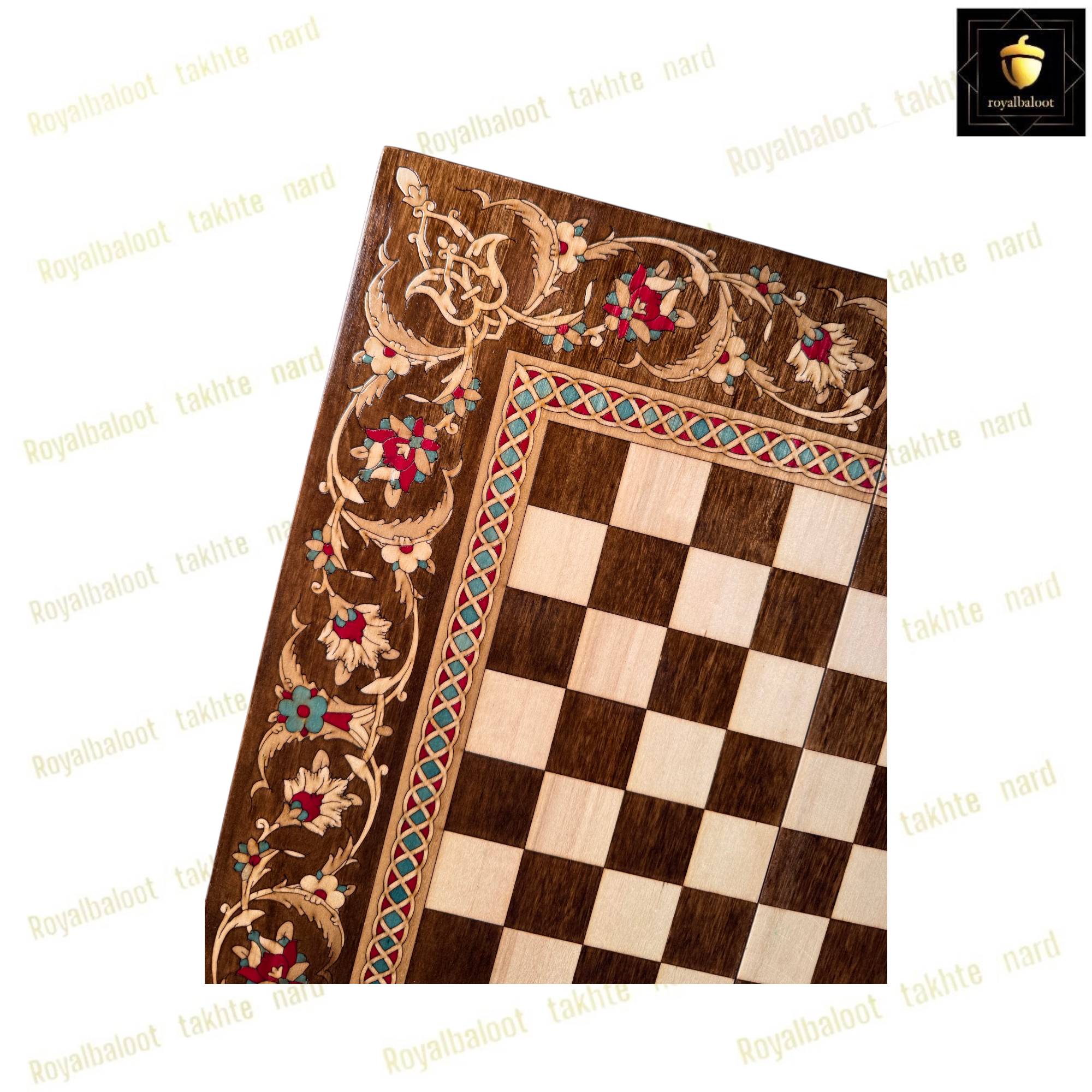 خرید تخته نرد راش معرق اسب سرخ کد 549 خرید تخته نرد راش معرق اسب سرخ کد 549